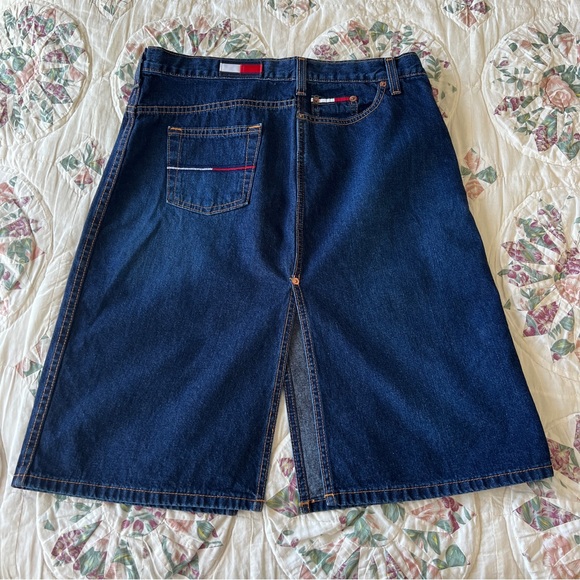 VTG Y2K Tommy Hilfiger Denim Midi Skirt, 11 - Picture 3 of 9